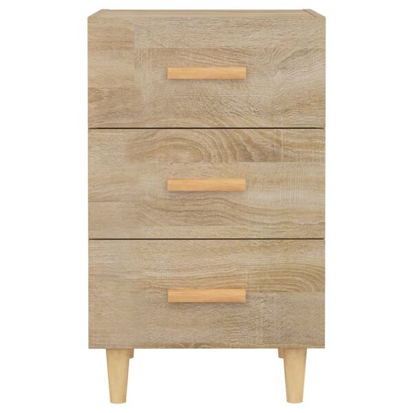 vidaXL Κομοδίνο Sonoma Δρυς 40 x 40 x 66 εκ. από Επεξεργασμένο Ξύλο
