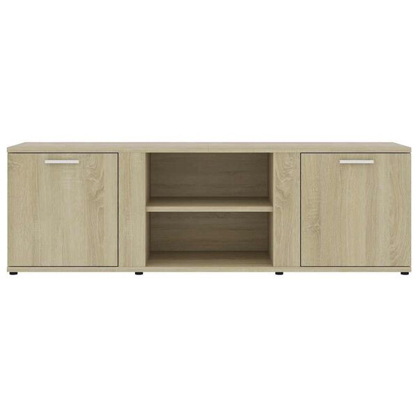 vidaXL Έπιπλο Τηλεόρασης Sonoma Δρυς 120 x 34 x 37 εκ. από Επεξ. Ξύλο