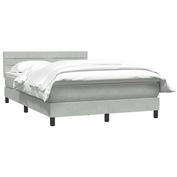 vidaXL &Kappa;&rho;&epsilon;&beta;ά&tau;&iota; Boxspring &mu;&epsilon; &Sigma;&tau;&rho;ώ&mu;&alpha; &Alpha;&nu;&omicron;&iota;&chi;&tau;ό &Gamma;&kappa;&rho;&iota; 160x210 &epsilon;&kappa;. &Beta;&epsilon;&lambda;&omicron;ύ&delta;&iota;&nu;&omicron;