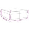 vidaXL &Kappa;&rho;&epsilon;&beta;ά&tau;&iota; Boxspring &mu;&epsilon; &Sigma;&tau;&rho;ώ&mu;&alpha; &Mu;&alpha;ύ&rho;&omicron; 200x200 &epsilon;&kappa;. &Upsilon;&phi;&alpha;&sigma;&mu;ά&tau;&iota;&nu;&omicron;