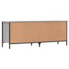 vidaXL Παπουτσοθήκη Γκρι Sonoma 131 x 35 x 50 εκ. από Επεξεργ. Ξύλο