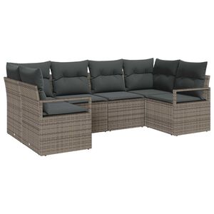 vidaXL &Sigma;&epsilon;&tau; &Kappa;&alpha;&nu;&alpha;&pi;έ &Kappa;ή&pi;&omicron;&upsilon; &mu;&epsilon; &mu;&alpha;&xi;&iota;&lambda;ά&rho;&iota; 6 pcs &Gamma;&kappa;&rho;&iota; &sigma;&upsilon;&nu;&theta;&epsilon;&tau;&iota;&kappa;ό &rho;&alpha;&tau;ά&nu;