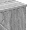 vidaXL Ντουλάπι Μπάνιου με αποθήκευση Γκρι sonoma 30 x 31,5 x 61 εκ
