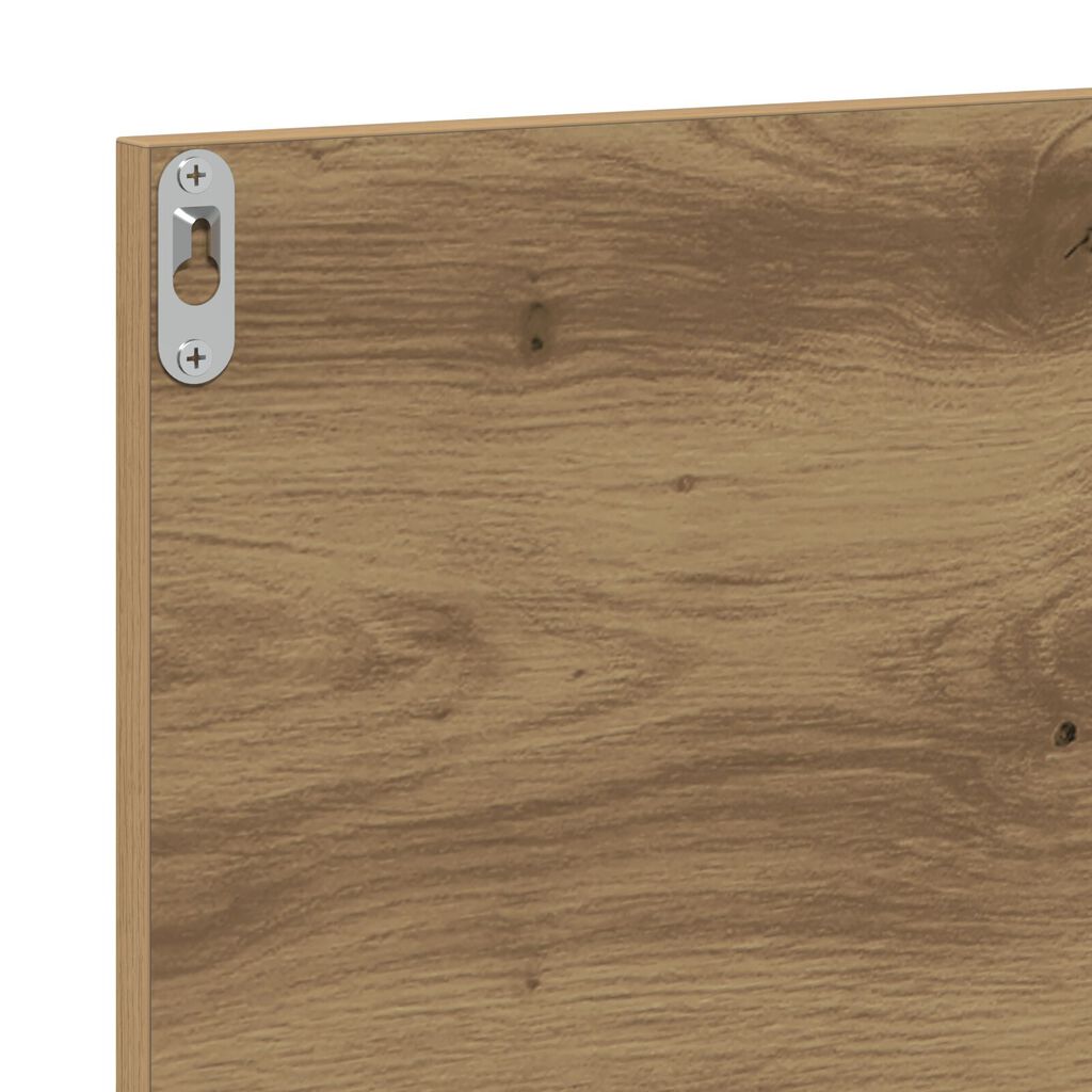 Καθρέφτης μπάνιου vidaXL Artisian Oak 90x10,5x37 εκ. Φτιαγμένος από επεξεργασμένο ξύλο