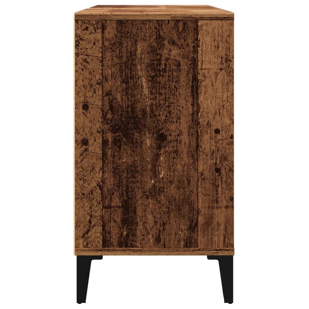vidaXL Ντουλάπι νιπτήρα Παλιό ξύλο 80x33x60 cm Κατασκευασμένο ξύλο