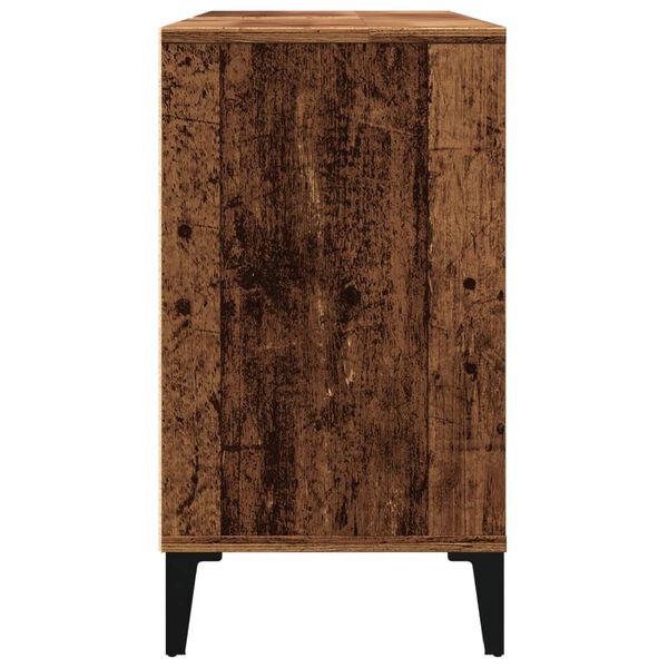 vidaXL Ντουλάπι νιπτήρα Παλιό ξύλο 80x33x60 cm Κατασκευασμένο ξύλο