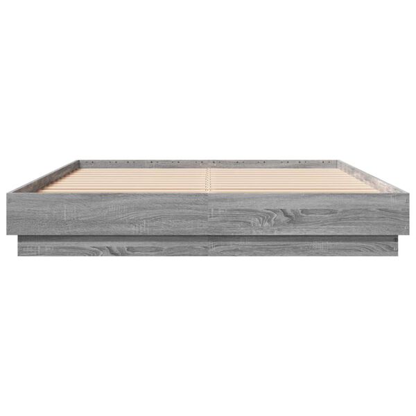 vidaXL &Pi;&lambda;&alpha;ί&sigma;&iota;&omicron; &Kappa;&rho;&epsilon;&beta;&alpha;&tau;&iota;&omicron;ύ &Gamma;&kappa;&rho;&iota; Sonoma 160x200 &epsilon;&kappa;. &Epsilon;&pi;&epsilon;&xi;&epsilon;&rho;&gamma;&alpha;&sigma;&mu;έ&nu;&omicron; &Xi;ύ&lambda;&omicron;