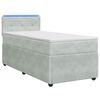 vidaXL &Kappa;&rho;&epsilon;&beta;ά&tau;&iota; Box Spring &mu;&epsilon; &Sigma;&tau;&rho;ώ&mu;&alpha; &kappa;&alpha;&iota; LED &Alpha;&nu;&omicron;&iota;&chi;&tau;ό &gamma;&kappa;&rho;&iota; 90 x 190 cm