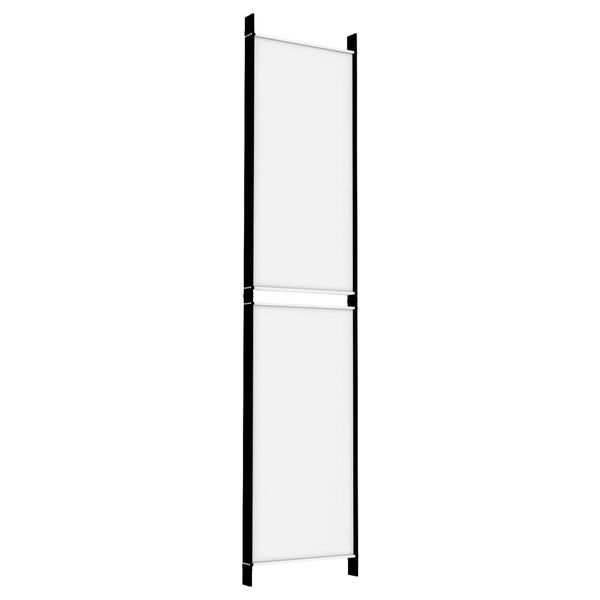 vidaXL Διαχωριστικό Δωματίου με 5 Πάνελ Λευκό 250x220 εκ. από Ύφασμα