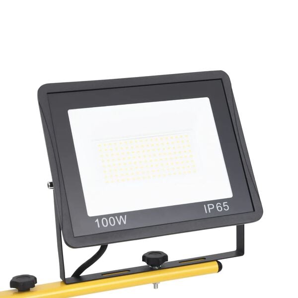 vidaXL Προβολέας LED με Τρίποδο Ψυχρό Λευκό 2 x 100 W