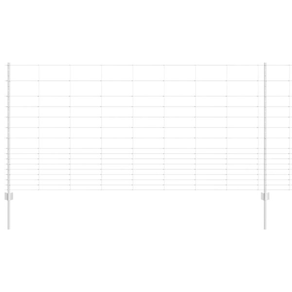 vidaXL Τεντώτο με στήριγμα Ασημί 1,2 x 25 m Ατσάλι