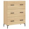 vidaXL Ντουλάπι Sonoma δρυς 69,5 x 34 x 180 εκ. από Επεξεργασμένο Ξύλο