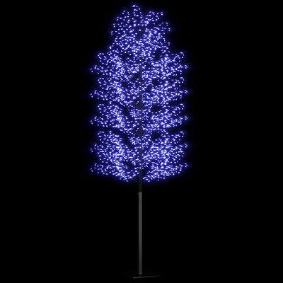 vidaXL Χριστουγεννιάτικο Δέντρο Κερασιά 2000 LED Μπλε Φως 500 εκ.