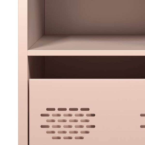 vidaXL Ντουλάπι Ροζ 68x39x73,5 εκ. από Χάλυβα Ψυχρής Έλασης