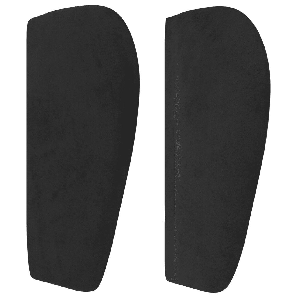vidaXL Κρεβάτι Boxspring με Στρώμα Μαύρο 180x200 εκ. Βελούδινο