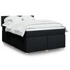 vidaXL &Kappa;&rho;&epsilon;&beta;ά&tau;&iota; Boxspring &mu;&epsilon; &Sigma;&tau;&rho;ώ&mu;&alpha; &Mu;&alpha;ύ&rho;&omicron; 140x200 &epsilon;&kappa;. &Upsilon;&phi;&alpha;&sigma;&mu;ά&tau;&iota;&nu;&omicron;