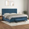 vidaXL &Kappa;&rho;&epsilon;&beta;ά&tau;&iota; Boxspring &mu;&epsilon; &Sigma;&tau;&rho;ώ&mu;&alpha; &Sigma;&kappa;&omicron;ύ&rho;&omicron; &Mu;&pi;&lambda;&epsilon; 200x200 &epsilon;&kappa;. &Beta;&epsilon;&lambda;&omicron;ύ&delta;&iota;&nu;&omicron;