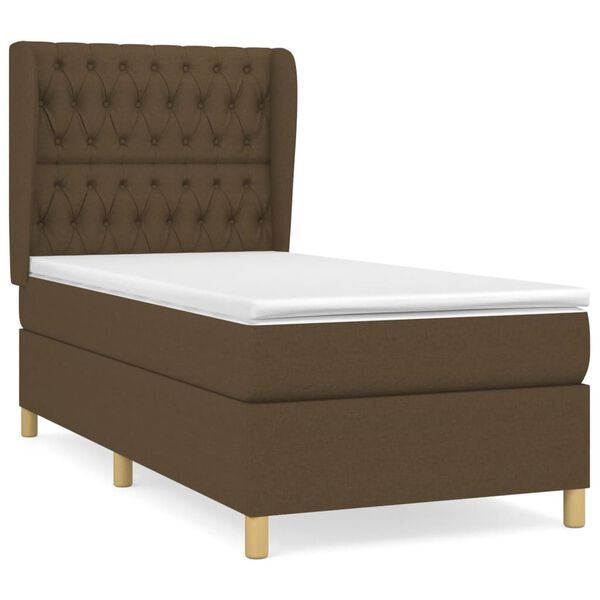vidaXL &Kappa;&rho;&epsilon;&beta;ά&tau;&iota; Boxspring &mu;&epsilon; &Sigma;&tau;&rho;ώ&mu;&alpha; &Sigma;&kappa;&omicron;ύ&rho;&omicron; &Kappa;&alpha;&phi;έ 100x200 &epsilon;&kappa;. &Upsilon;&phi;&alpha;&sigma;&mu;ά&tau;&iota;&nu;&omicron;