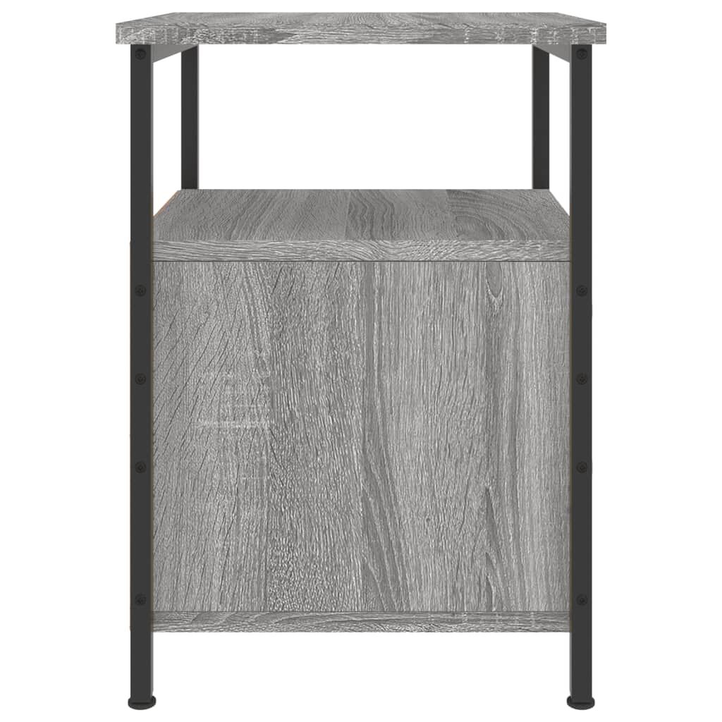 vidaXL Κομοδίνο Γκρι Sonoma 34 x 35,5 x 50 εκ. από Επεξεργασμένο Ξύλο