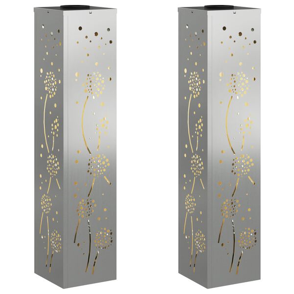 vidaXL &Eta;&lambda;&iota;&alpha;&kappa;ό LED &Phi;&omega;&sigmaf; &Delta;&rho;ό&mu;&omicron;&upsilon; 2 pcs &Sigma;&kappa; rusty &Gamma;&alpha;&lambda;&beta;&alpha;&nu;&iota;&sigma;&mu;έ&nu;&omicron;