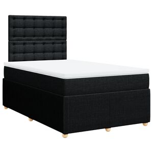vidaXL &Kappa;&rho;&epsilon;&beta;ά&tau;&iota; Boxspring &mu;&epsilon; &Sigma;&tau;&rho;ώ&mu;&alpha; &Mu;&alpha;ύ&rho;&omicron; 120x190 &epsilon;&kappa;. &Upsilon;&phi;&alpha;&sigma;&mu;ά&tau;&iota;&nu;&omicron;