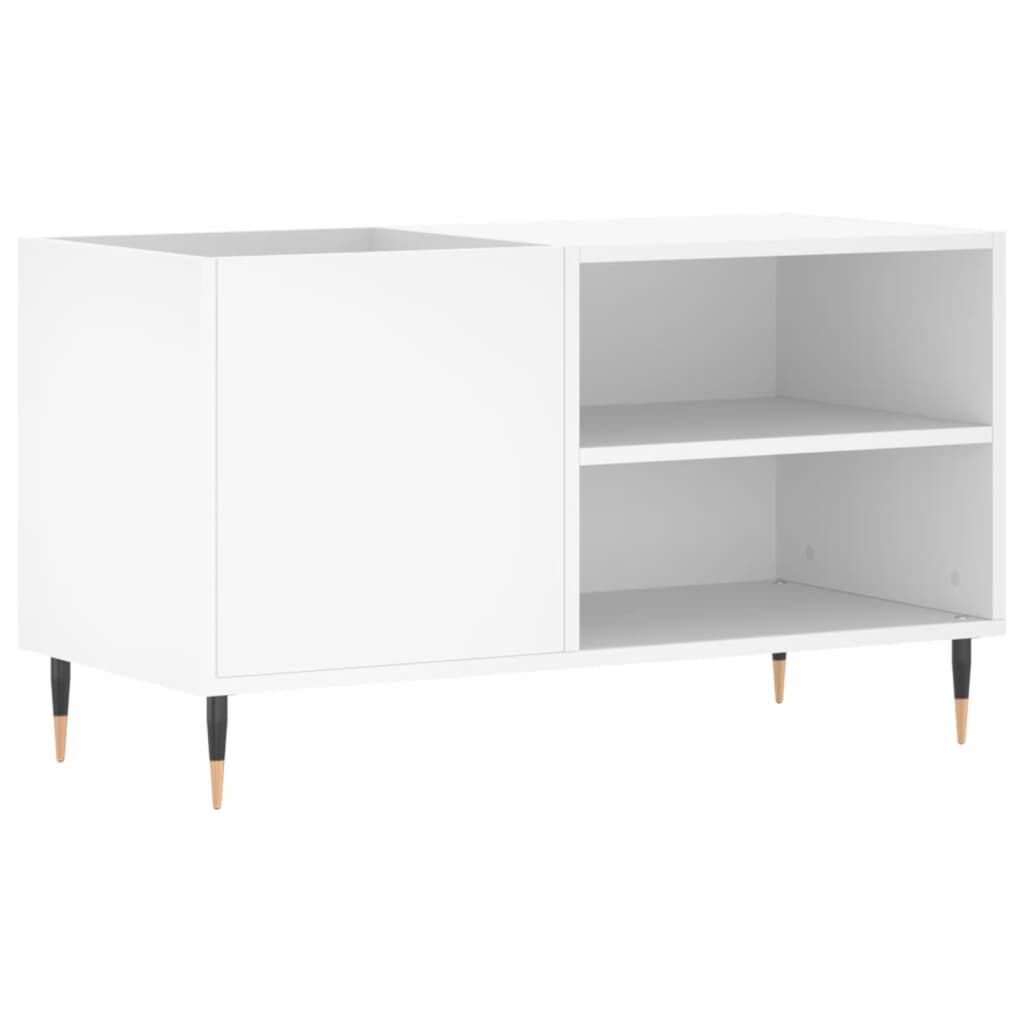 vidaXL Δισκοθήκη Λευκή 85 x 38 x 48 εκ. από Επεξεργασμένο Ξύλο