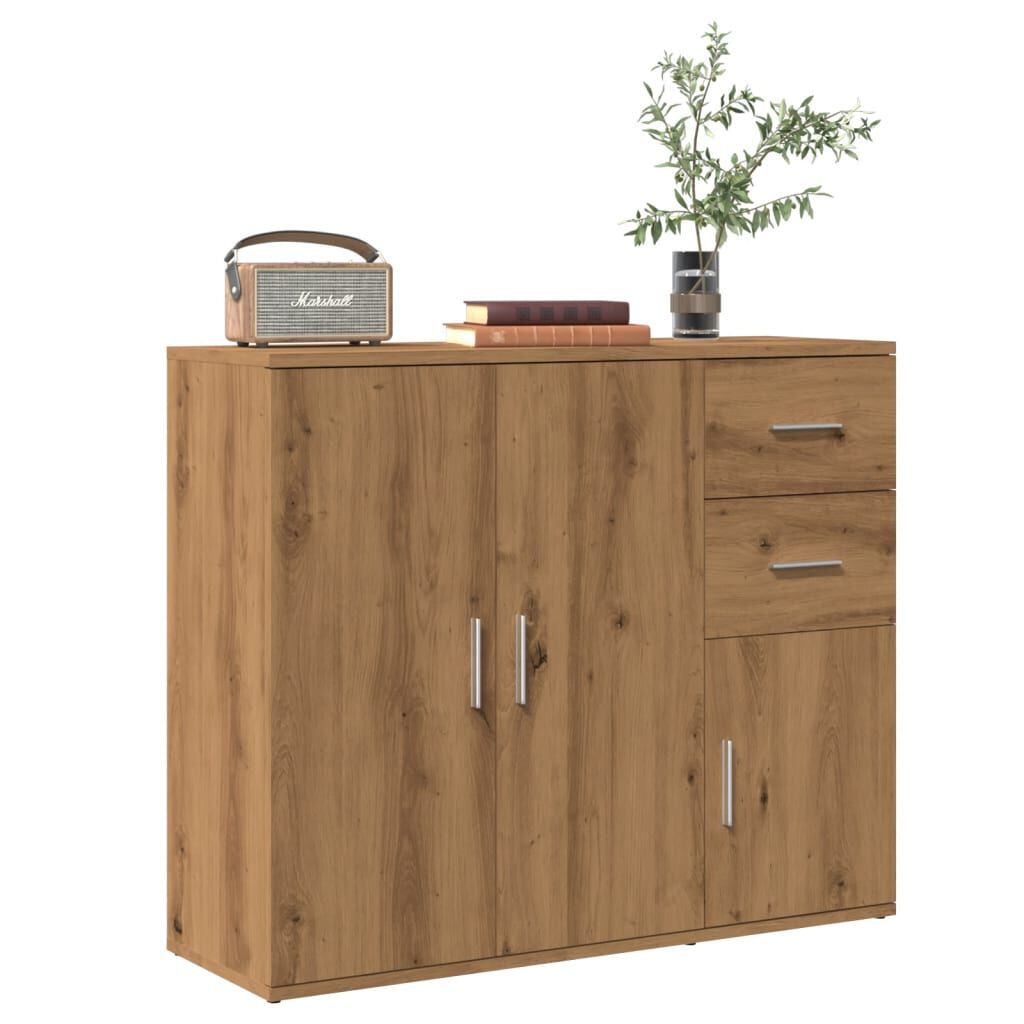 vidaXL Ντουλάπι Αρτισιανή Δρυς 91x29,5x75 εκ. από Επεξεργασμένο Ξύλο