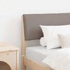 vidaXL Ταπετσαρισμένο κεφαλάρι Taupe 75 cm Στερεά ξυλεία πεύκου