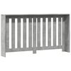 vidaXL Κάλυμμα Καλοριφέρ Γκρι Σκυροδέματος 149x20x82 εκ. Επεξ. Ξύλο