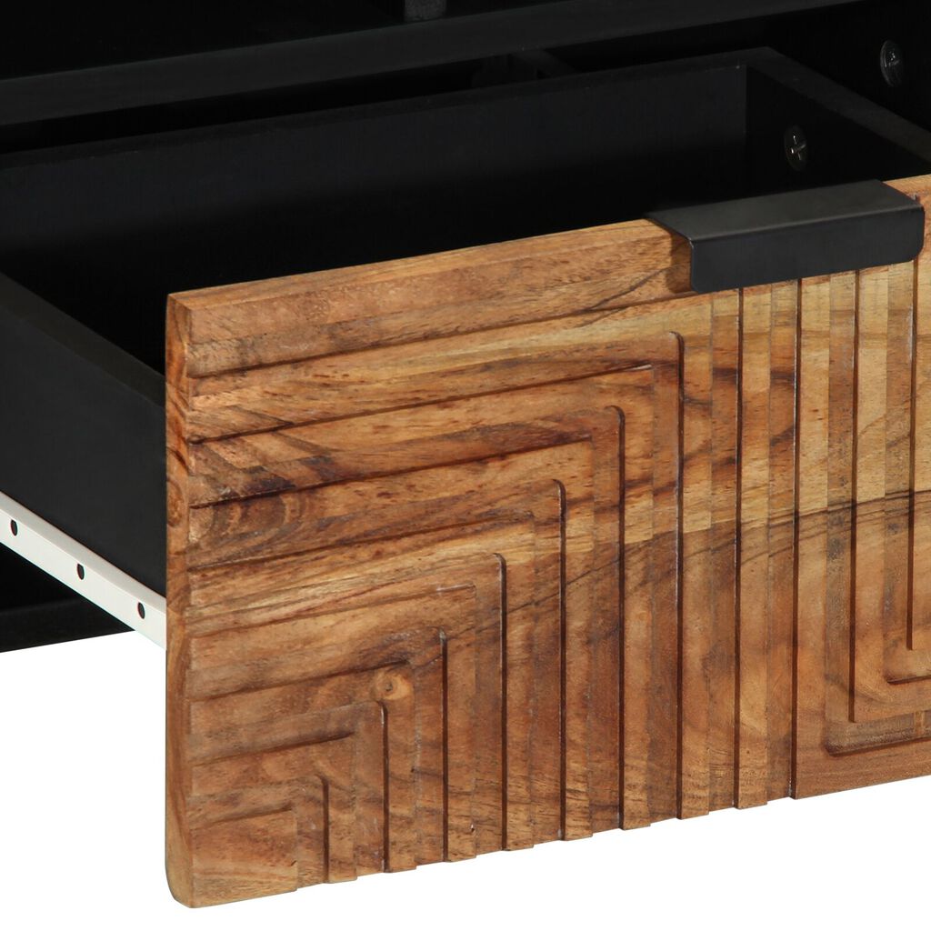 vidaXL Ντουλάπι Τηλεόρασης 100x33,5x46 εκ Κατασκευασμένο από Μασίφ Ξύλο Ακακίας