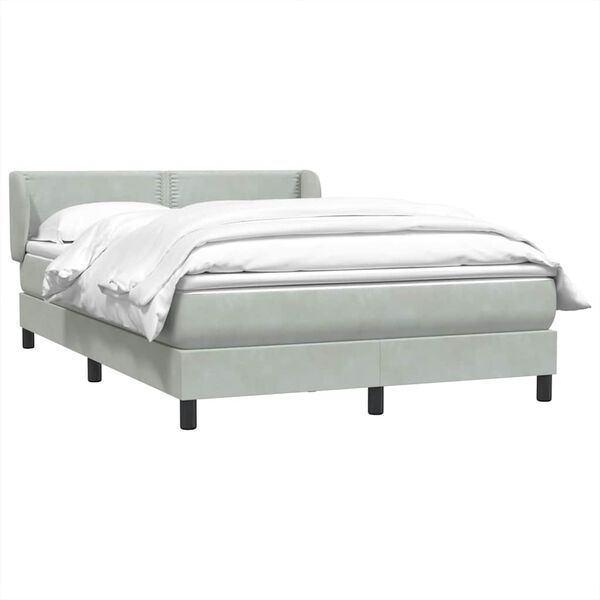 vidaXL &Kappa;&rho;&epsilon;&beta;ά&tau;&iota; Boxspring &mu;&epsilon; &Sigma;&tau;&rho;ώ&mu;&alpha; &Alpha;&nu;&omicron;&iota;&chi;&tau;ό &Gamma;&kappa;&rho;&iota; 160x220 &epsilon;&kappa;. &Beta;&epsilon;&lambda;&omicron;ύ&delta;&iota;&nu;&omicron;
