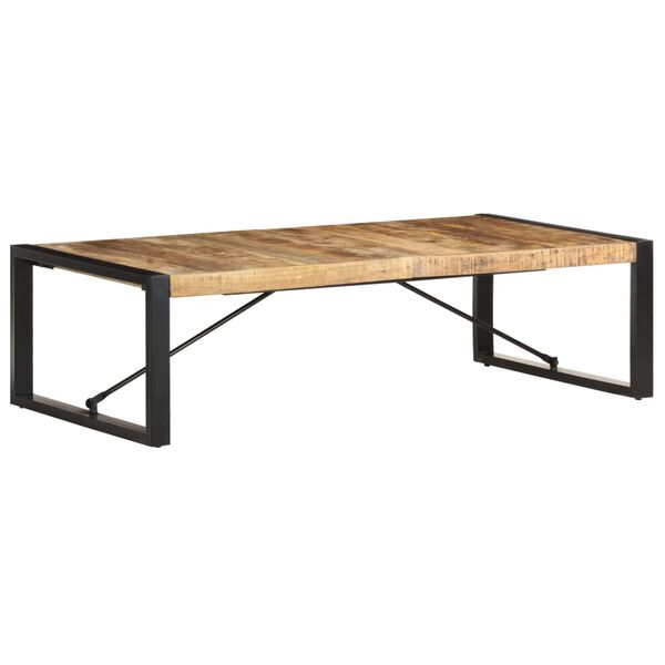 vidaXL Τραπεζάκι Σαλονιού 140 x 70 x 40 εκ. Ακατέργαστο Ξύλο Μάνγκο