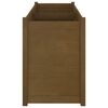 vidaXL Ζαρντινιέρα Κήπου Καφέ Μελί 150x50x70 εκ. από Μασίφ Ξύλο Πεύκου