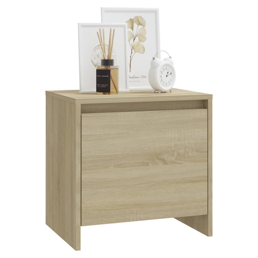 vidaXL Κομοδίνο Sonoma Δρυς 45x34x44,5 εκ. από Επεξεργασμένο Ξύλο