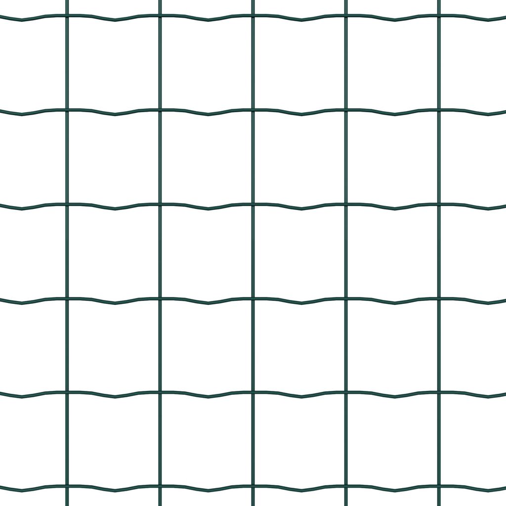 vidaXL Euro Fence με 13 Σωρούς Φλάντζας 1.2x25 μ Γαλβανισμένο Ατσάλι