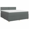 vidaXL &Kappa;&rho;&epsilon;&beta;ά&tau;&iota; box spring &mu;&epsilon; &sigma;&tau;&rho;ώ&mu;&alpha; &Sigma;&kappa;&omicron;ύ&rho;&omicron; &Gamma;&kappa;&rho;&iota; 140 x 190 cm Ύ&phi;&alpha;&sigma;&mu;&alpha;