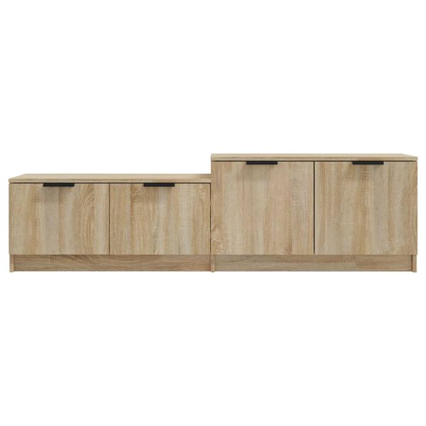 vidaXL Έπιπλο Τηλεόρασης Sonoma Δρυς 158,5x36x45 εκ. Επεξεργ. Ξύλο