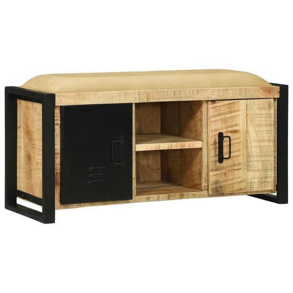 vidaXL Ντουλάπα Καφέ 100 x 35 x 50 εκ Μασίφ ξύλο μάνγκο