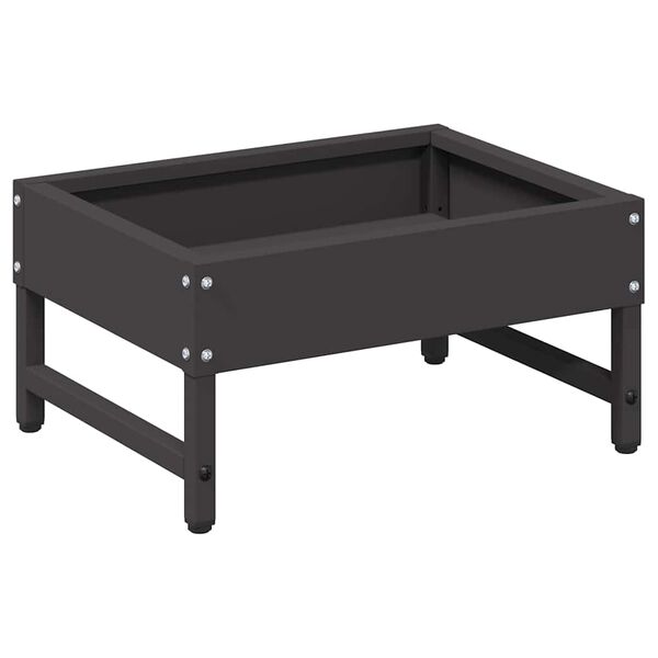 vidaXL Ταΐστρα για Πουλιά Μαύρο 80 x 28 x 13.5 cm