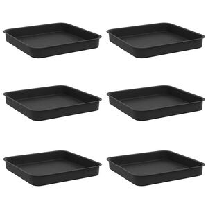 vidaXL &Tau;&epsilon;&tau;&rho;&alpha;&gamma;&omega;&nu;&iota;&kappa;ό&sigmaf; &Delta;ί&sigma;&kappa;&omicron;&sigmaf; &Lambda;&omicron;&upsilon;&lambda;&omicron;&upsilon;&delta;&iota;ώ&nu; 6 pcs &Mu;&alpha;ύ&rho;&omicron; 15 x 15 x 2 &epsilon;&kappa;.