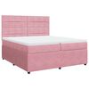 vidaXL &Kappa;&rho;&epsilon;&beta;ά&tau;&iota; Boxspring &mu;&epsilon; &Sigma;&tau;&rho;ώ&mu;&alpha; &Rho;&omicron;&zeta; 200x200 &epsilon;&kappa;. &Beta;&epsilon;&lambda;&omicron;ύ&delta;&iota;&nu;&omicron;