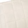 vidaXL Κουβέρτα Βαρύτητας Ανοιχτό Κρεμ 220 x 240 εκ. 15 κ. Υφασμάτινη