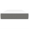 vidaXL Στρώμα με Pocket Springs Σκούρο Γκρι 90x200x20 εκ. Υφασμάτινο
