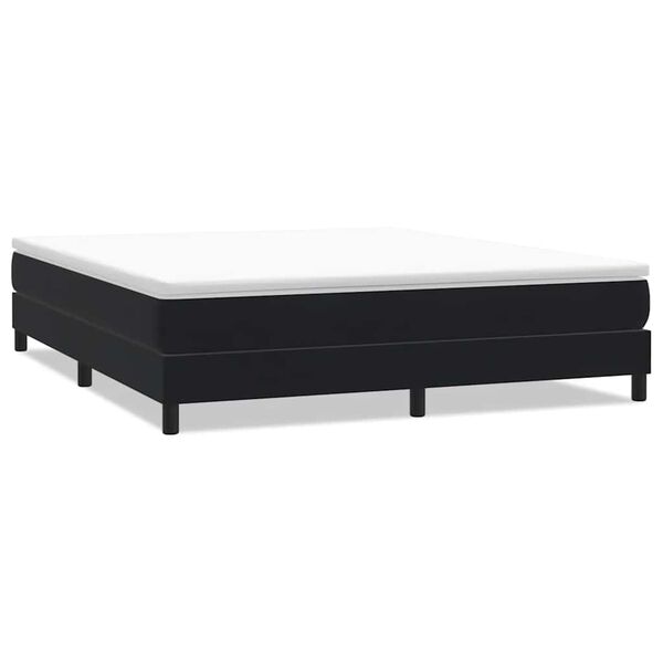vidaXL Box Spring Κρεβάτι χωρίς στρώμα Μαύρο 180x220 cm Velvet