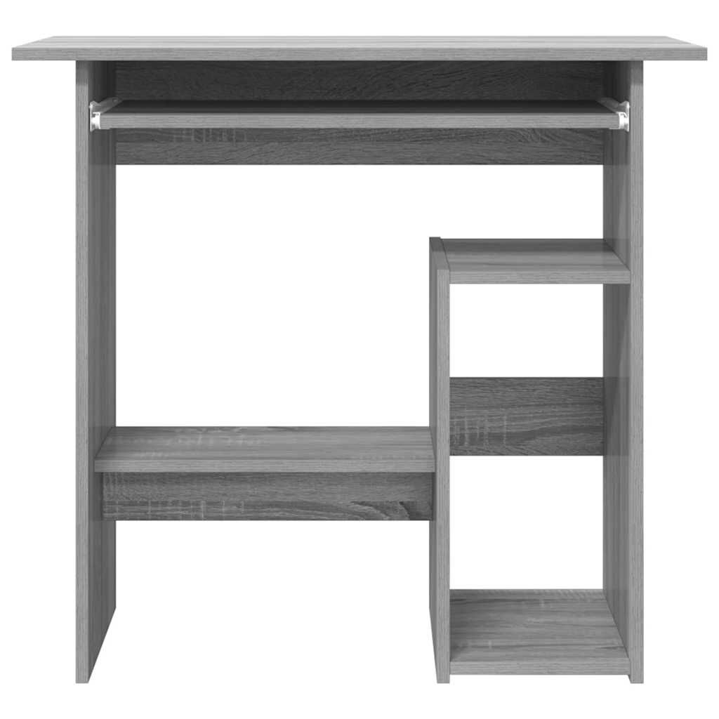 vidaXL Γραφείο Γκρι Sonoma 80 x 45 x 74 εκ. από Επεξεργασμένο Ξύλο