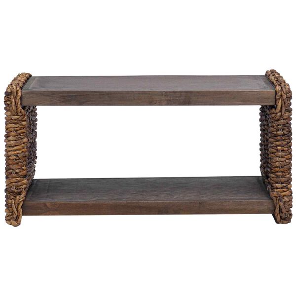 vidaXL Τραπεζάκι Πλευράς Φυσικό 44.5 x 45 x 45 εκ. Στερεό ξύλο Μαόνι