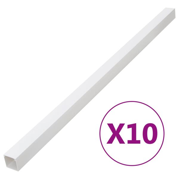 vidaXL &Kappa;&alpha;&nu;ά&lambda;&iota; &Kappa;&alpha;&lambda;&omega;&delta;ί&omega;&nu; 100 x 40 &chi;&iota;&lambda;. 10 &mu;. &alpha;&pi;ό PVC
