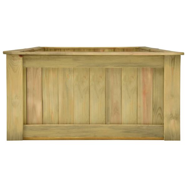 vidaXL Υπερυψωμένη Γλάστρα 196 x 100 x 50 εκ. Εμποτισμένο Ξύλο Πεύκου