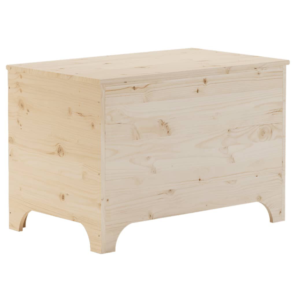 vidaXL Κουτί Αποθήκευσης με Καπάκι RANA 80x49x54εκ. Μασίφ Ξύλο Πεύκου