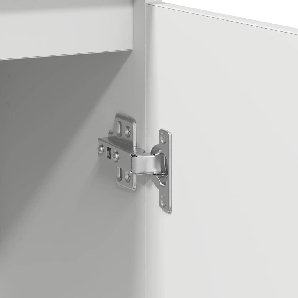 vidaXL Ντουλάπι Λευκή 29,5x34x76 εκ. από Επεξεργασμένο Ξύλο